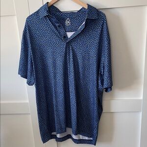 Men's Blue Patterned Shirt